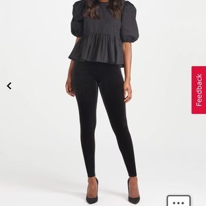 Spanx velvet leggings (S)